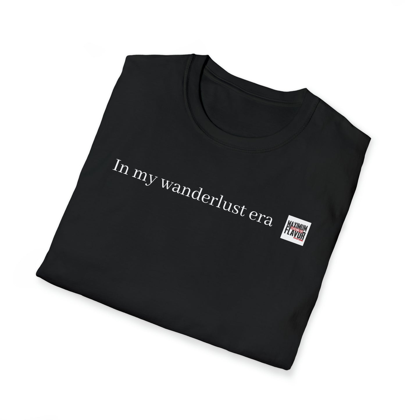 In my wanderlust era Unisex Softstyle T-Shirt