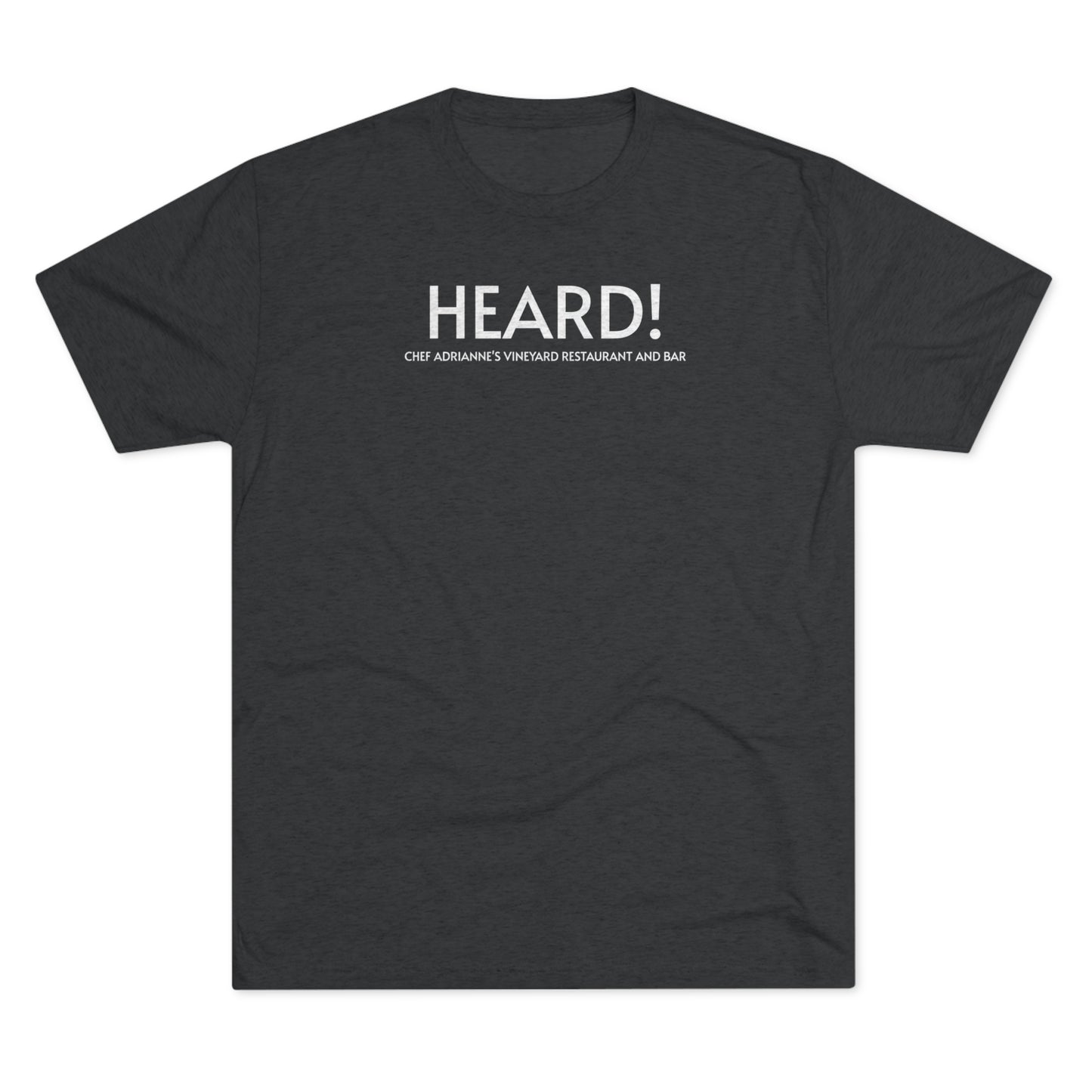 HEARD! Unisex Tri-Blend Crew Tee