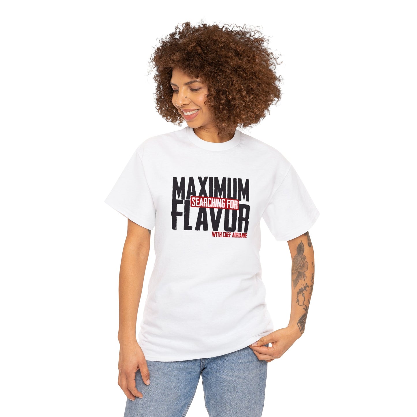 Searching for Maximum Flavor Unisex Heavy Cotton Tee